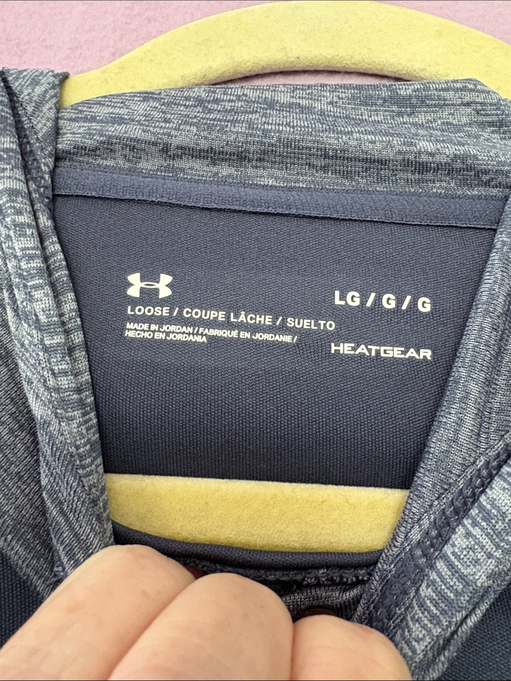 Under Armour Navy and Heather Grey Performance Hoodie - Picture 2 of 7
